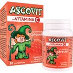 Ascovit con Vitamina C sabor fresa, 60 comprimidos, Perrigo