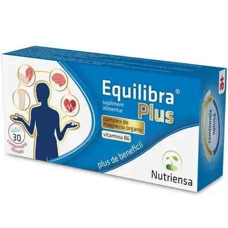 Equilibra PLUS, 30 comprimidos recubiertos con película, Antibiotice SA