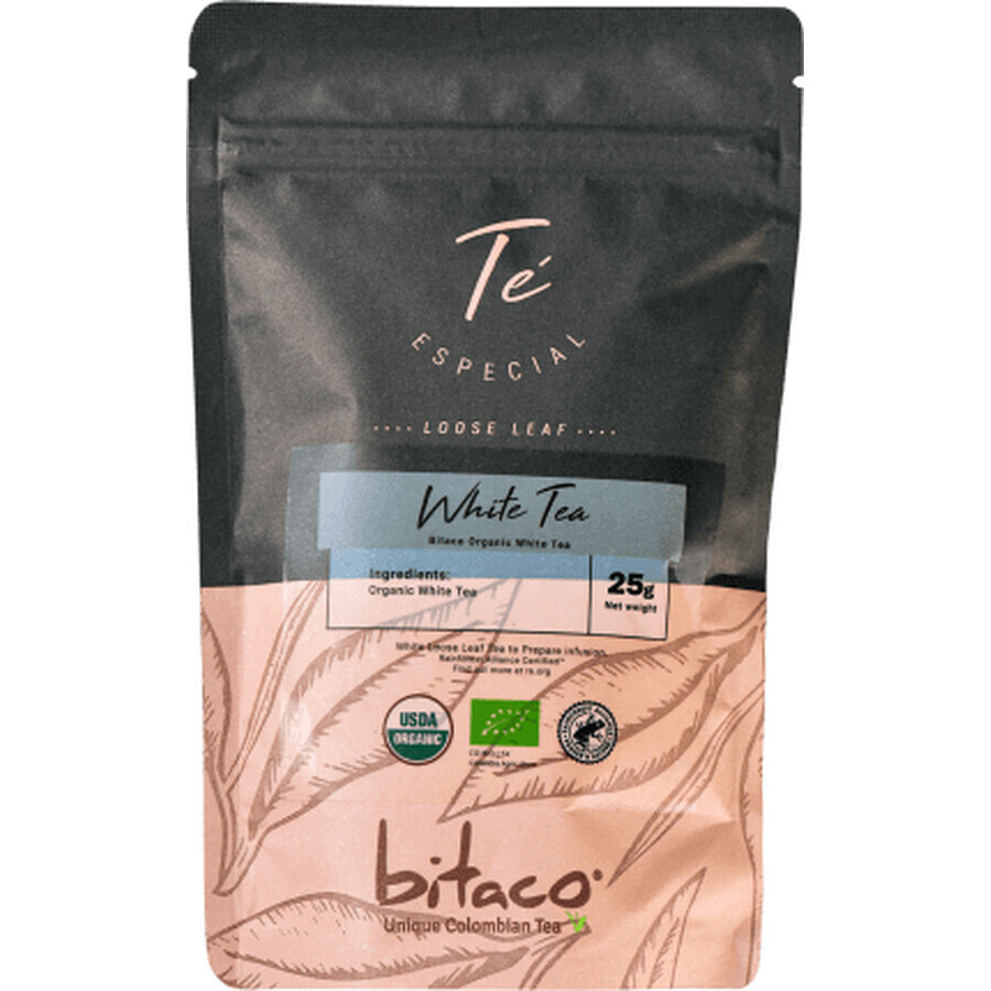 Bitaco Ceai alb vrac Eco, 25 g