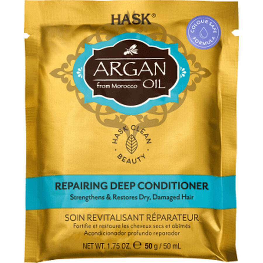 Hask Acondicionador reparador para cabello seco, 50 ml