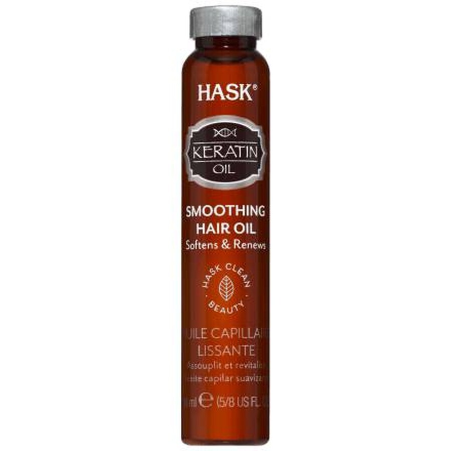 Hask Keratin Glättendes Haaröl, 18 ml