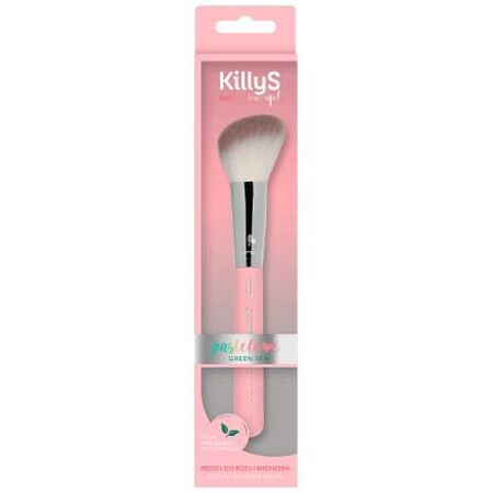 KillyS Pastelove pensulă pentru blush cu infuzie de ceai verde, 1 buc