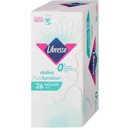 Absorbente diario Libresse Pure Sensitive, 26 uds.