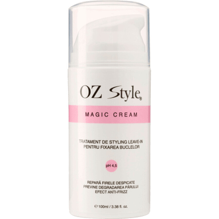 OZ Style Magic Cream tratamiento sin aclarado para fijar los rizos, 100 ml