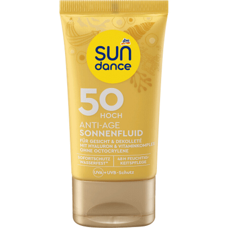 Sundance Crema Antiedad con Protección Solar SPF 50, 50 ml