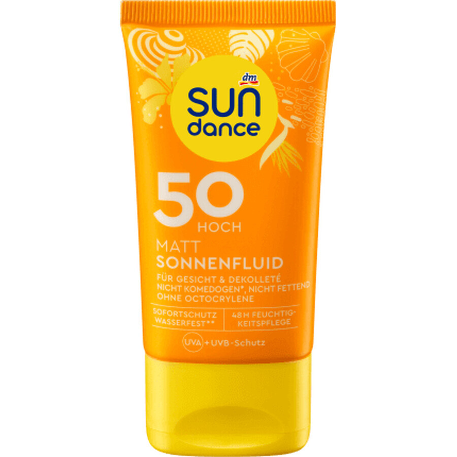 Sundance Sun Protection Cream SPF50, para rostro y escote, 50 ml