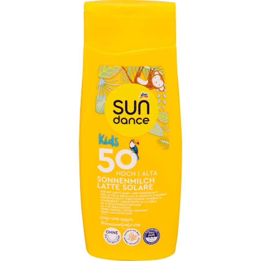 Balsam przeciwsłoneczny dla dzieci Sundance Kids SPF50, 200 ml: ceny i cechy