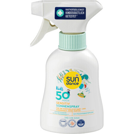 Sundance Kids Sun Protection Spray SPF 50, piel sensible, 200 ml