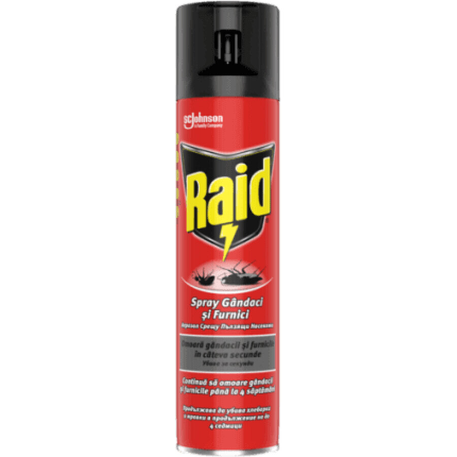 Raid Spray contro gli insetti striscianti, 400 ml