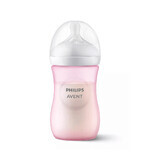 Biberón Natural Response, 1 mes +, 260 ml, Rosa, Philips Avent