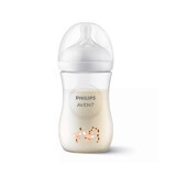 Biberón Natural Response, 260 ml, Jirafa, Philips Avent