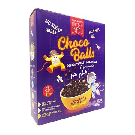 Cereales de chocolate y miel, 250 g, The Bee Bros