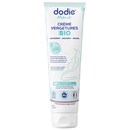 Crema antiestrías bio, 150 ml, Dodie