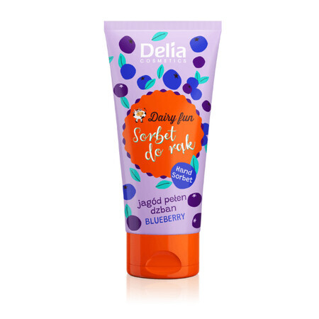 Crema mani ai mirtilli, 50 ml, Delia Cosmetics