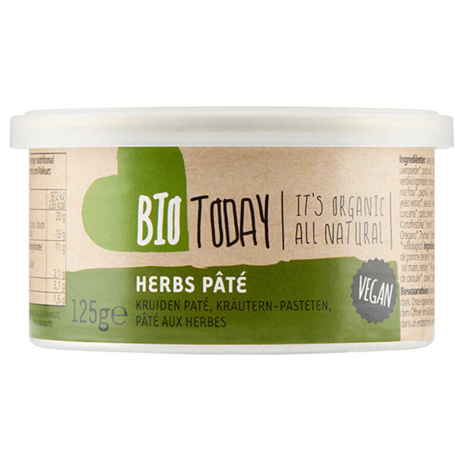 Crema bio vegana alle verdure, 125 g, Bio Today