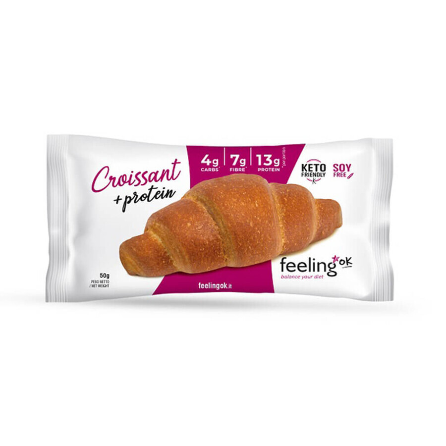 Croissant bajo en carbohidratos, 50 g, Feeling Ok