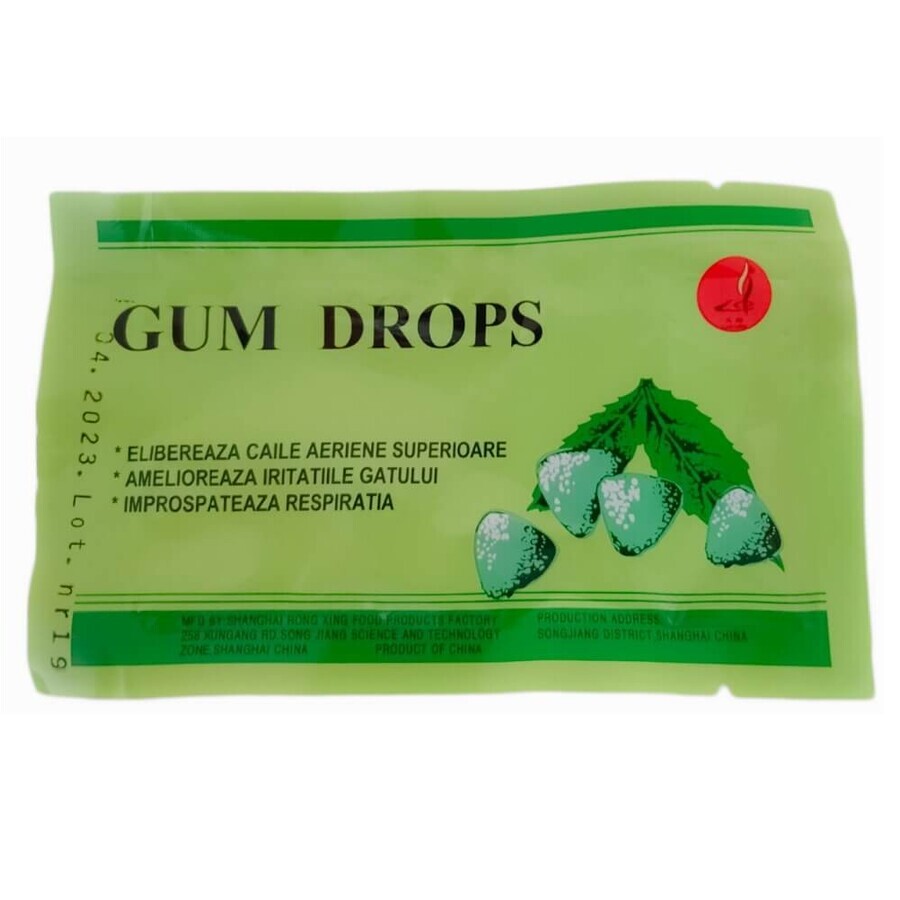 Druppels voor neus, keel, borst Hoestgom Unick, 40 g, Shanghai Rong Xing