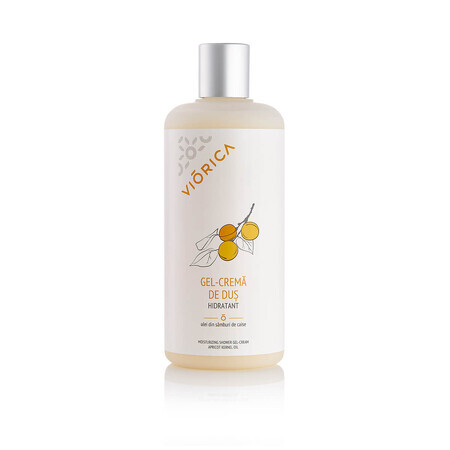 Gel - Crema de ducha hidratante, 500 ml, Viorica