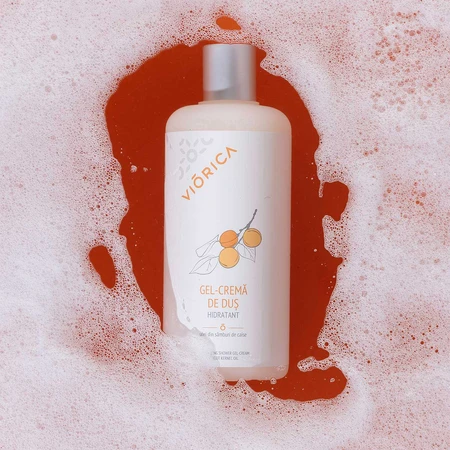 Gel - Crema doccia idratante, 500 ml, Viorica