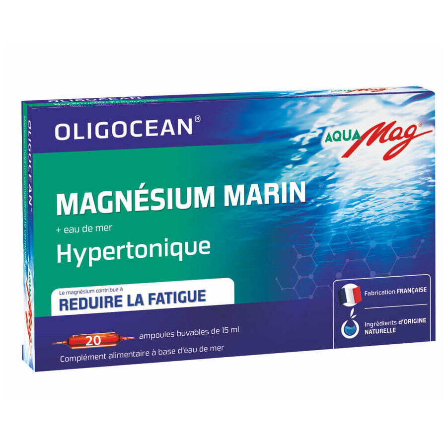 Aquamag Marine Magnesium, 20 Fläschchen, Oligocean