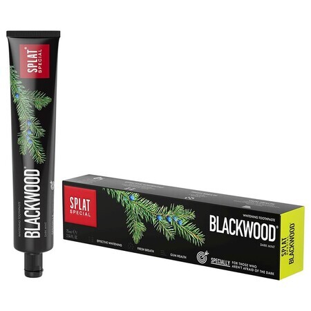 Dentífrico Especial Blackwood, 75 ml, Splat