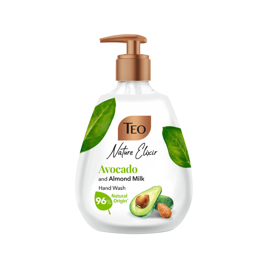 Flüssigseife Avocado und Mandelmilch Natur Elixier, 300 ml, Teo