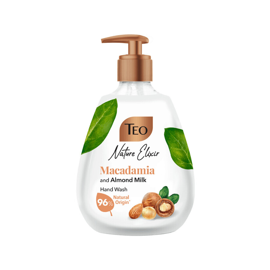 Jabón líquido Macadamia y Almendra Nature Elixir, 300 ml, Teo