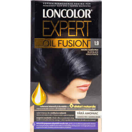 Loncolor Expert Teinture capillaire sans ammoniaque Oil Fusion 1.9 noir bleuâtre, 1 pc