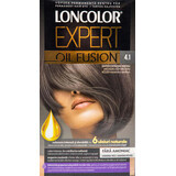 Loncolor Expert Tinte sin amoniaco Oil Fusion 4.1 castaño gris medio, 1 ud.