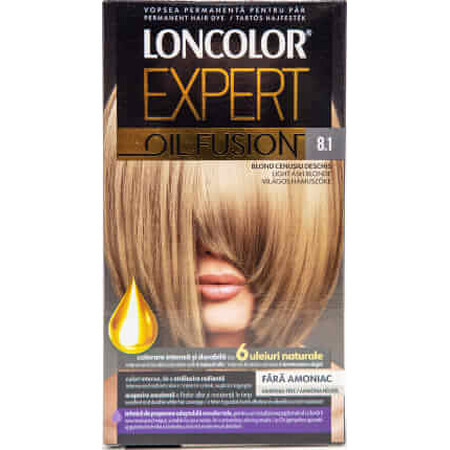 Loncolor Expert Coloración Sin Amoniaco Oil Fusion 8.1 rubio gris claro, 1 ud.