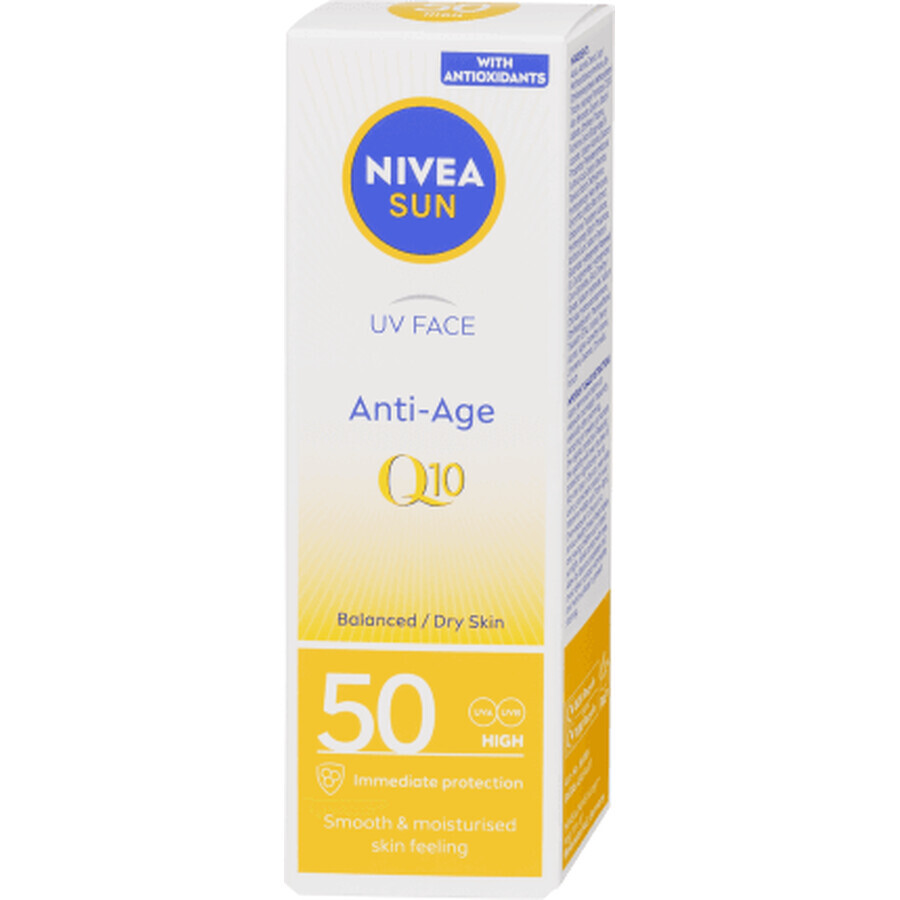 Nivea Sun Crema Facial SPF50, 50 ml