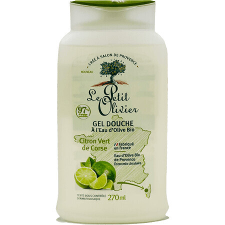 Le Petit Olivier Gel doccia al lime, 270 ml