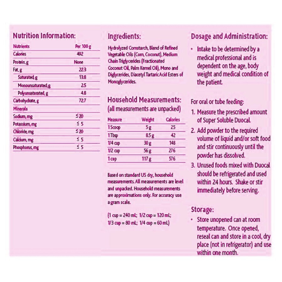 Duocal Super Soluble Nutricia 400g