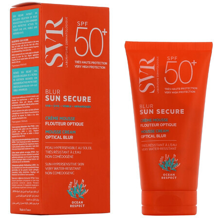 Sun Secure Blur crema solare in schiuma senza profumo, SPF 50+, 50 ml, SVR