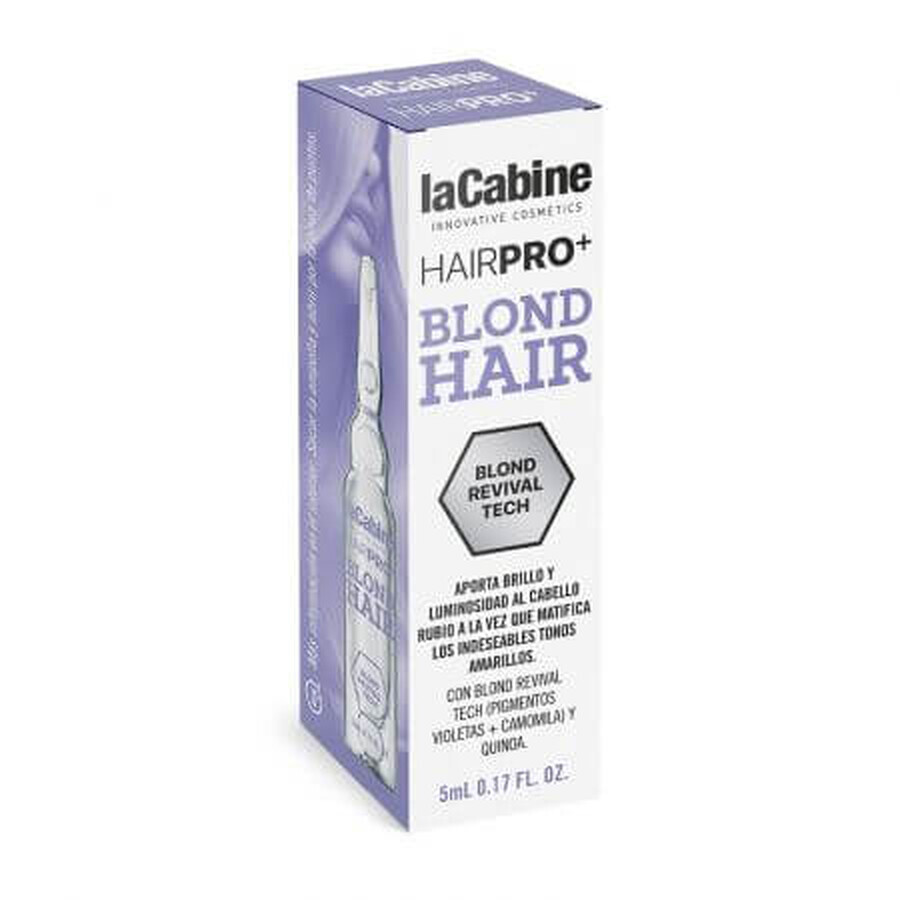 Fiala per capelli biondi Hairpro, 1 fiala x 5 ml, La Cabine