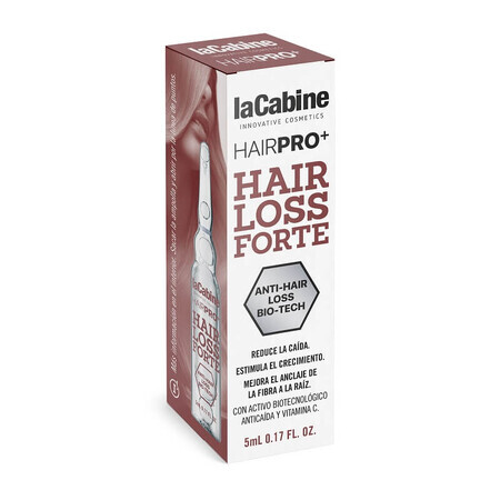 Hairpro Anticaída Forte ampolla, 1 ampolla x 5 ml, La Cabine