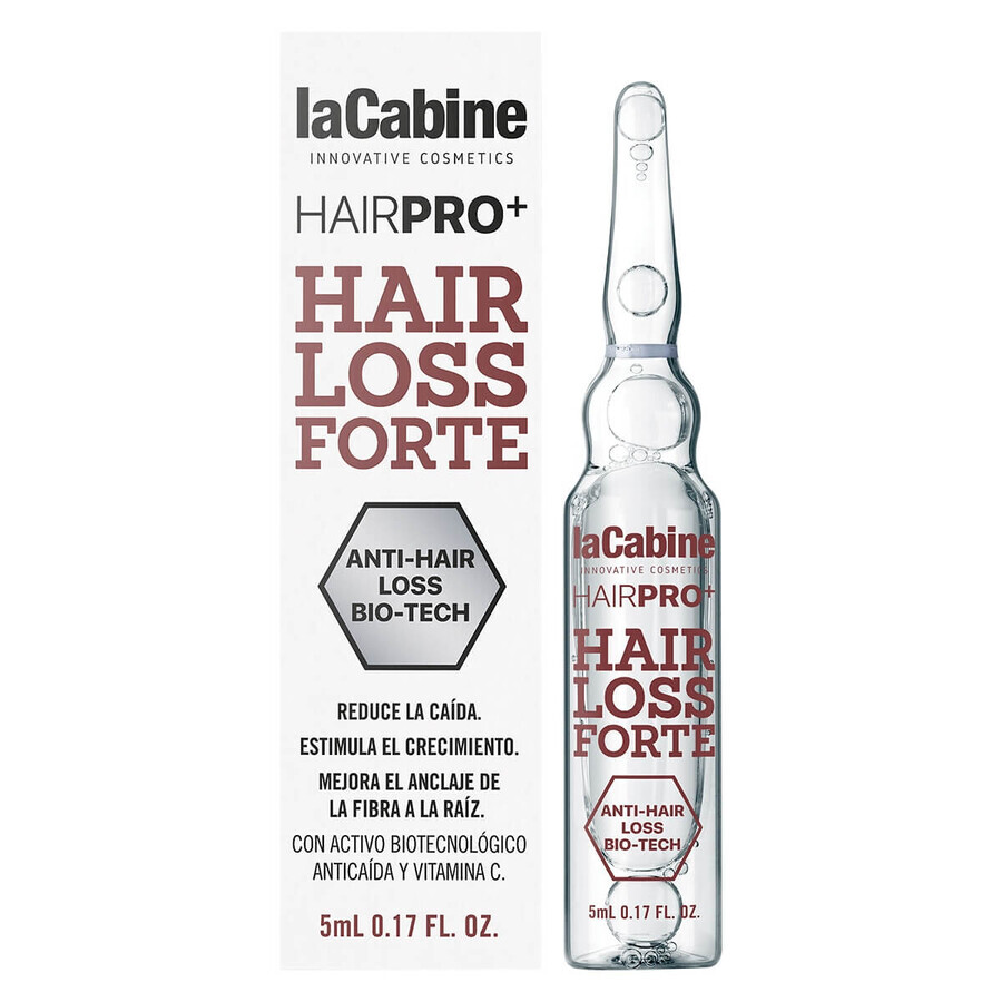 Hairpro Anticaída Forte ampolla, 1 ampolla x 5 ml, La Cabine