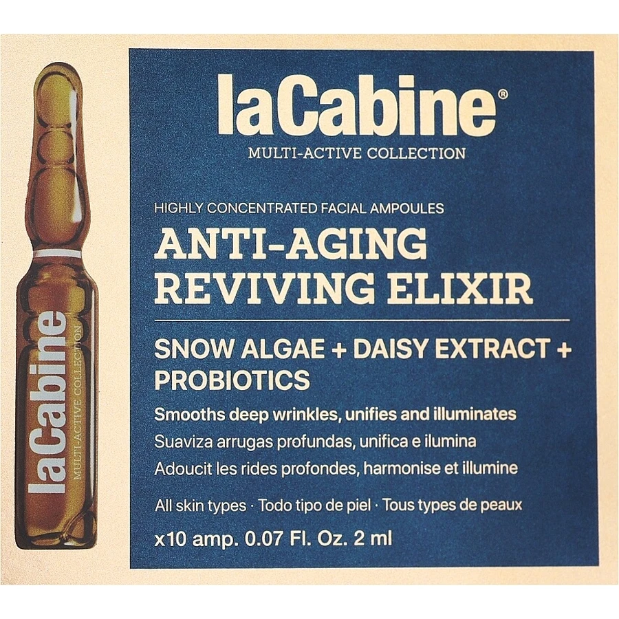 Elixir revitalisant anti-âge, 10 flacons x 2 ml, La Cabine