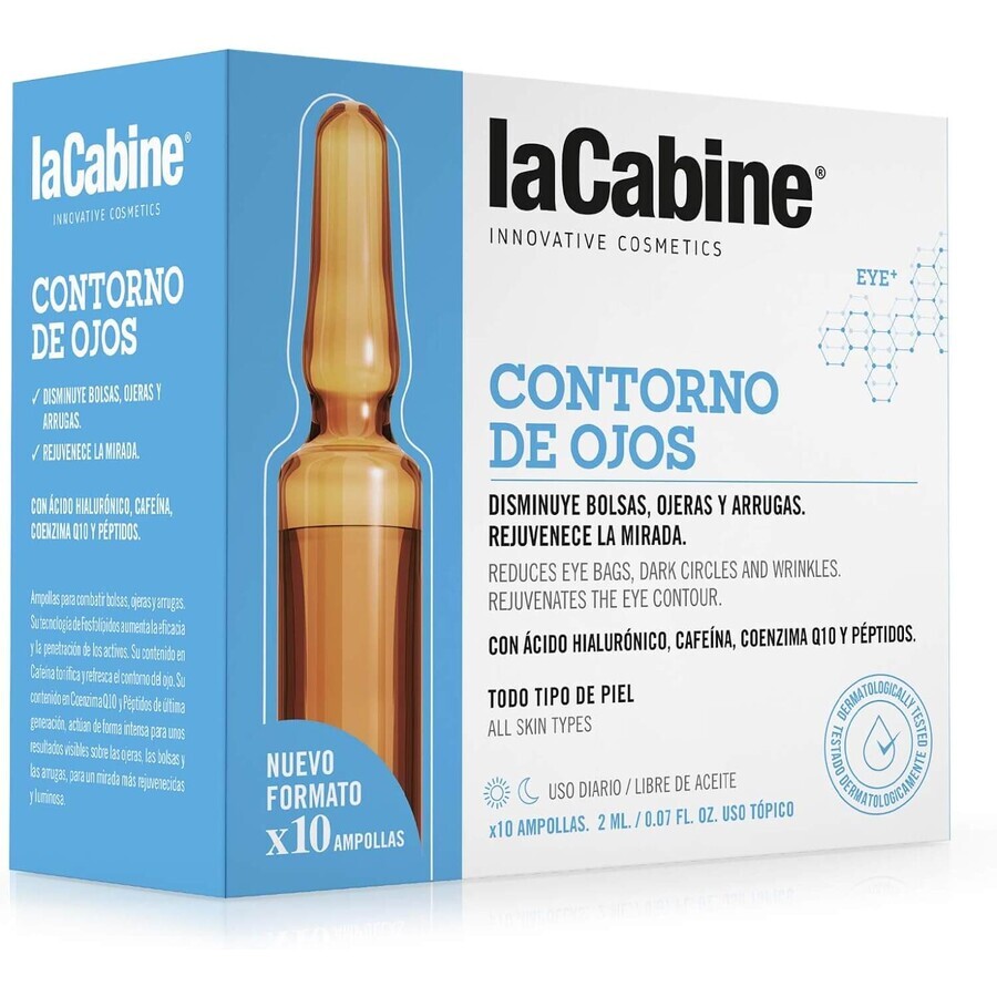 Vial Eyecontour, 10 viales x 2 ml, La Cabine