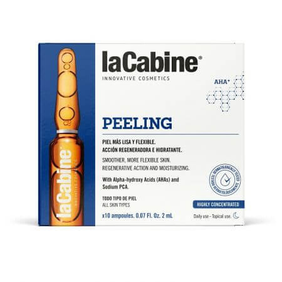 Fiale peeling, 10 fiale x 2 ml, La Cabine