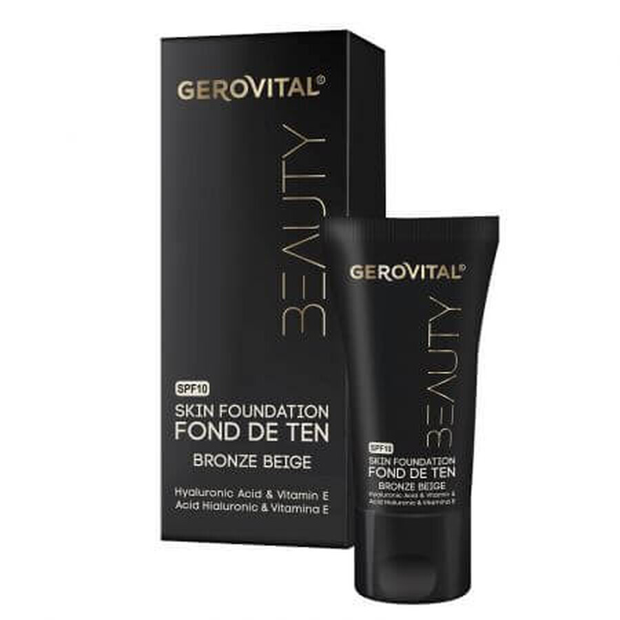 Fond de teint Bronze Beige, 30 ml, Gerovital Beauty