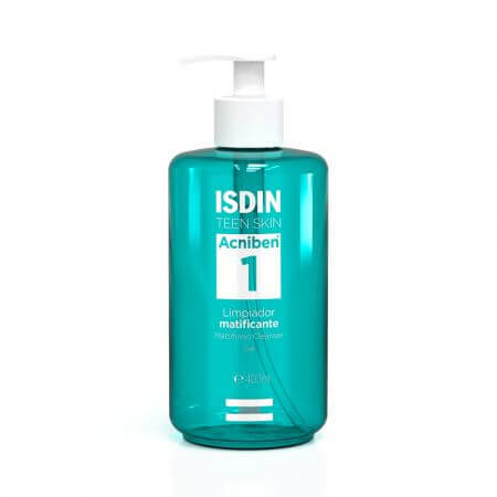 Isdin Acniben matterende reinigingsgel, 400 ml