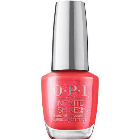 Esmalte de uñas Infinite Shine Collection Left Your Texts on Red, 15 ml, OPI