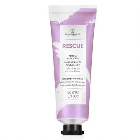 Maschera viso con estratto di foglie d'uva Rescue Purple, 50 ml, Equivalenza