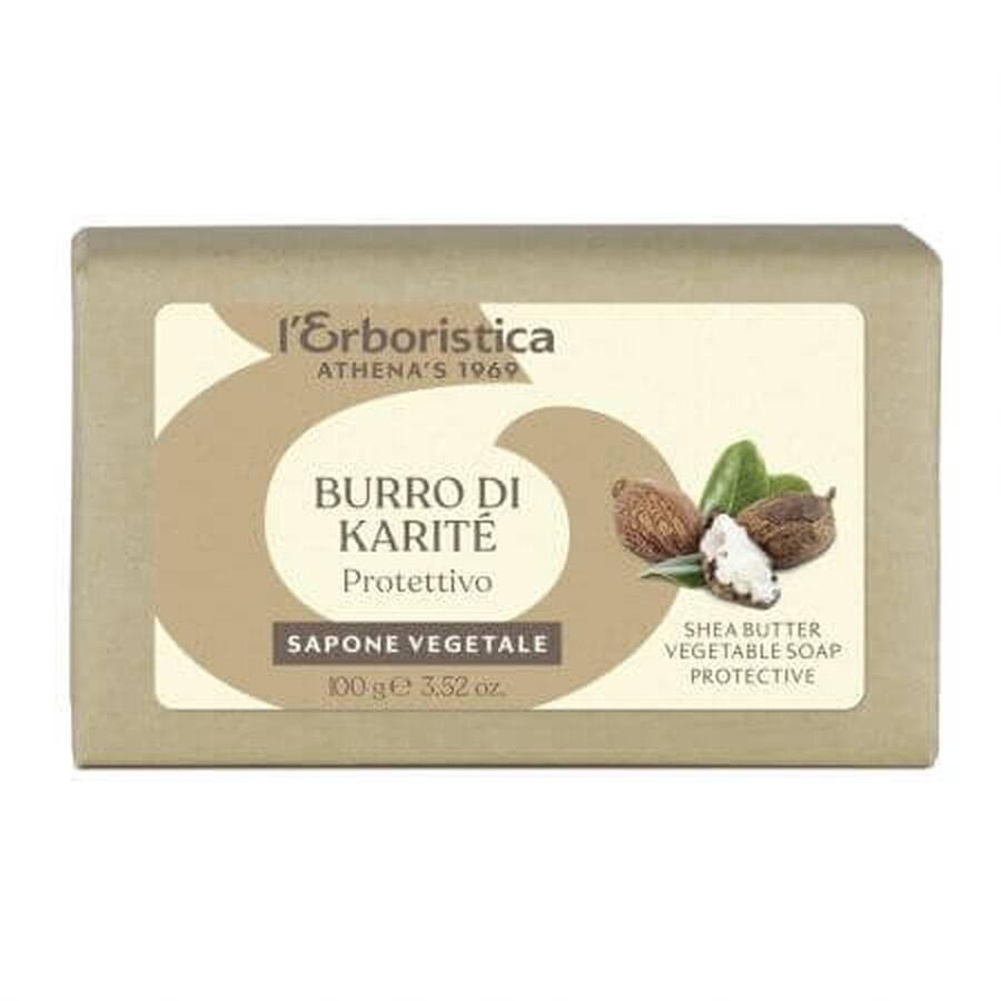 Sapone vegetale al burro di karitè, 100 g, L'Erboristica