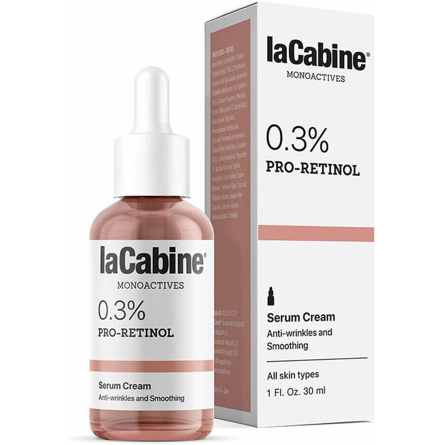 Ser-crème Monoactives 0,3% Pro-Retinol, 30 ml, La Cabine