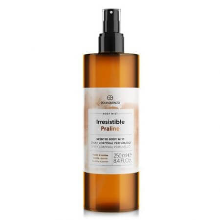 Spray corporal con vainilla, praliné, jazmín Irresistible Praliné, 250 ml, Equivalenza