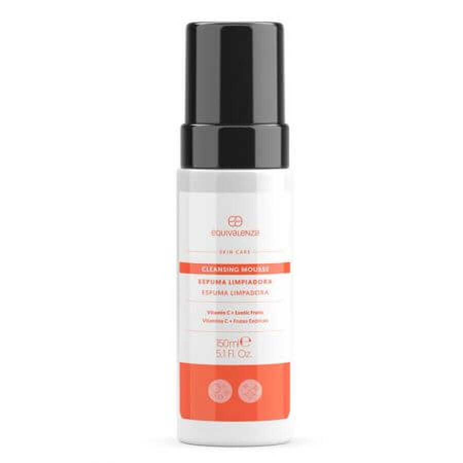 Gesichtsreinigungsschaum mit Vitamin C, 150 ml, Equivalenza