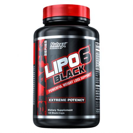 Supliment pentru arderea grasimilor Lipo 6 Black, 120 capsule, Nutrex