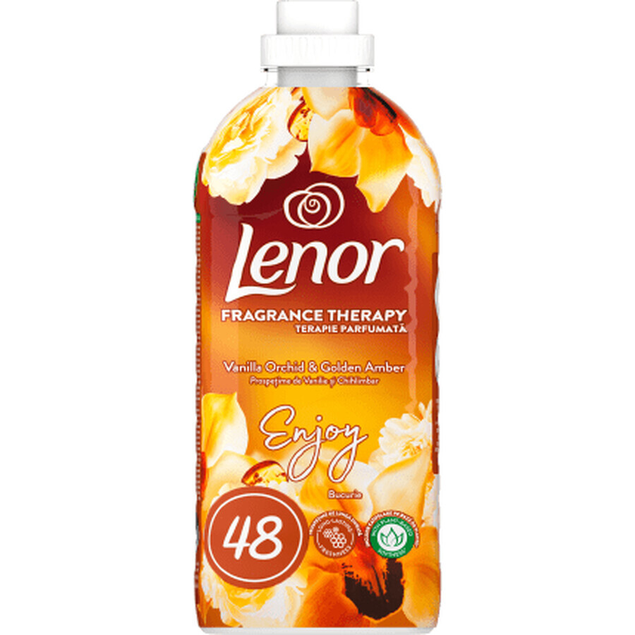 Lenor Acondicionador de tejidos Orquídea de vainilla y ámbar dorado 48 lavados, 1,2 l